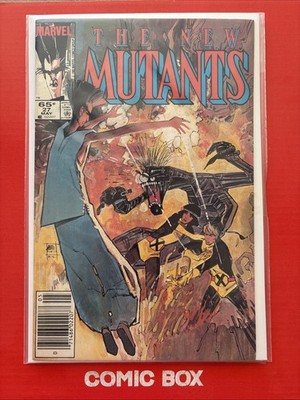 Marvel Comics The New Mutants #27 1985 Bronze Age Rare Newsstand Variant