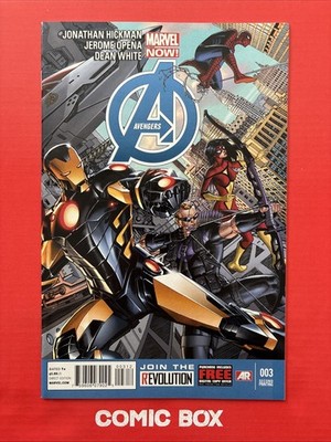 Marvel Comics Avengers #3 Scarce 2nd Print Variant Hickman Opena 2014 - Image 4