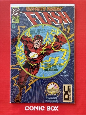 DC Comics Flash Ultimate Rush #99 Very Rare DC Universe Logo 1995