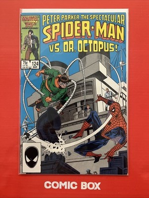 Marvel Comics Peter Parker The Spectacular Spider-Man Vs Dr.Octopus #124 1987