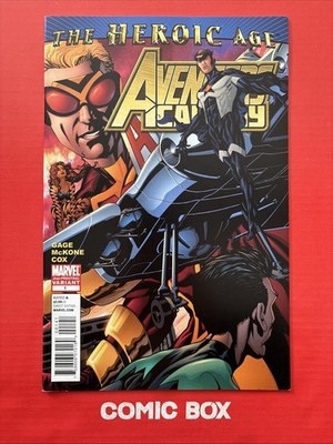 Marvel Comics Avengers Academy #1 1st App Hazmat Mettle 2nd Print Variant Scarce - Image 4