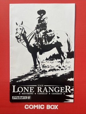 Dynamite Comics The Lone Ranger #17 Black And White Sketch Variant 2009 - Image 4