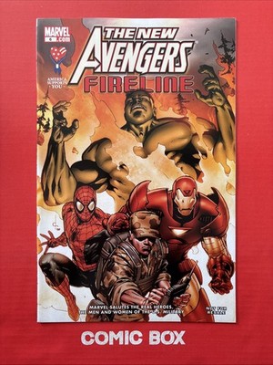 Marvel Comics New Avengers America Salutes You Promo U.S Military Rare In UK #6 - Image 4