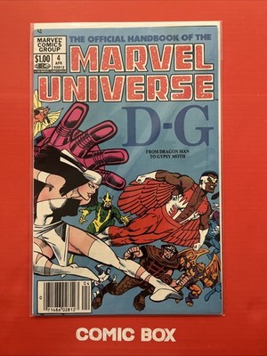 Marvel Comics Marvel Universe #4 Rare Newsstand Variant 1983 Bronze Age