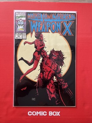 Marvel Comics Presents Weapon X #76 Wolverine Rare Newsstand Variant 1991