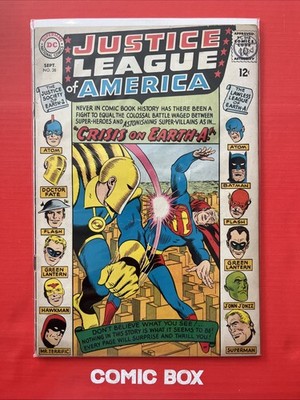 DC Comics Justice League Of America #38 1965 Silver Age Crisis On Earth