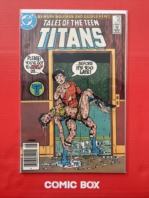 DC Comics Tales Of The Teen Titans #45 1984 Bronze Age Rare Newsstand Variant