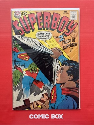 DC Comics Superboy #152 Neal Adams Cover 1968 Silver Age