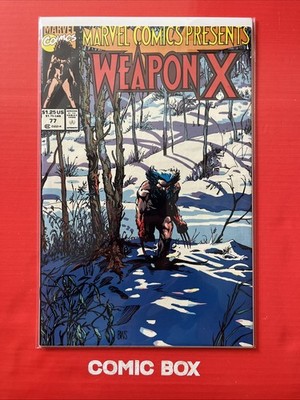 Marvel Comics Presents Weapon X #77 Wolverine Rare Newsstand Variant 1991