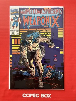 Marvel Comics Presents Weapon X #80 Wolverine Rare Newsstand Variant 1991