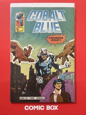 Power Comics Cobalt Blue #1  2nd Appearance Key 1977 Bronze Age Premiere Issue