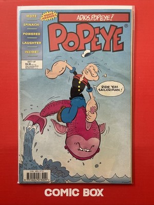 Meteor Press Comics Popeye #7 Very Rare South Africa Printing 1995