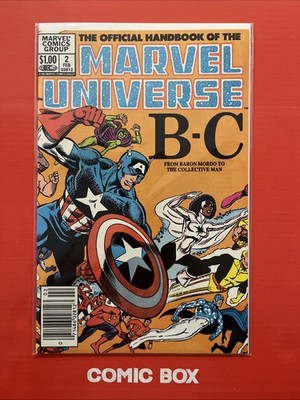 Marvel Comics Marvel Universe #2 Rare Newsstand Variant 1982 Bronze Age