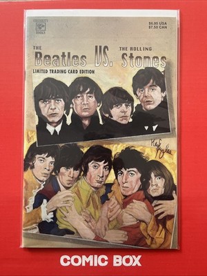 Celebrity Books The Beatles Vs The Rolling Stones Rare Trading Card Variant 1992