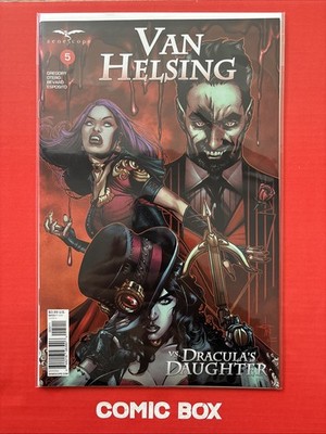 Zenescope Comics Van Helsing Vs Draculas Daughter #5 Cover A Johnson 2020