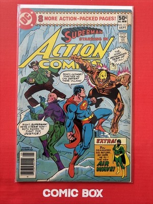 DC Comics Superman Starring In Action Comics  #511 1980 Rare Newsstand Variant