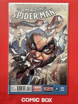 Marvel Comics The Amazing Spider-Man #3 Black Cat Cover 2nd Print Variant 2014
