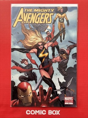 Marvel Comics The Mighty Avengers #1 Rare Second Printing Variant Ms Marvel