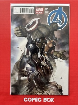 Marvel Comics Now Avengers #3 Rare Adi Granov Variant Lovely Condition