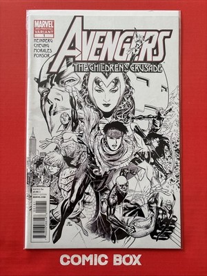 Marvel Comics Avengers #1 Cheing Sketch 3rd Print Variant HOT KEY 2011