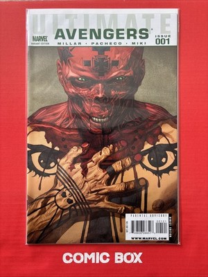 Marvel Comics Ultimate Avengers #1 Incentive Variant Villain Cover Red Skull 09