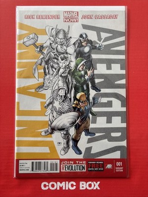 Marvel Now Comics Uncanny Avengers #1 Very Rare Gold Variant