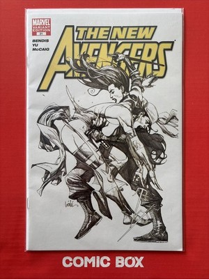 Marvel Comics The New Avengers #31 YU Secret Invasion Sketch Variant 2007