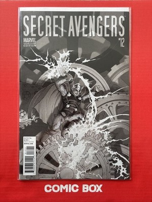 Marvel Comics Secret Avengers #12 Kaluta Variant 1:15 Thor In Hollywood GC