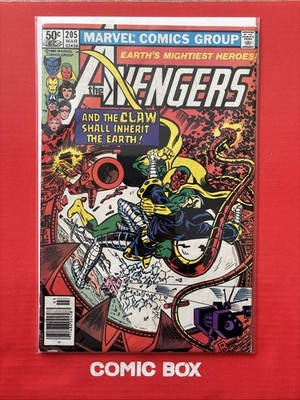 Marvel Comics The Avengers #205 Variant Rare 50c Newsstand Solid Condition