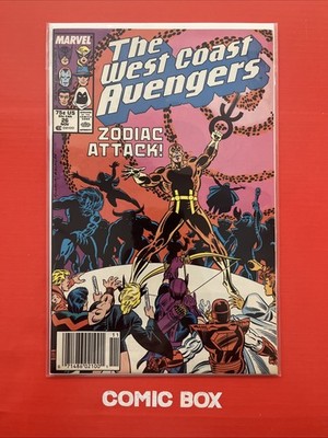 Marvel Comics The West Coast Avengers #26 Newsstand Variant 1987
