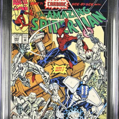 CGC Graded [9.4] MarvelAmazing Spider-Man #360 1st App Carnage in Cameo