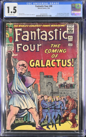 <b>CGC Graded [1.5] Marvel<Br>Fantastic Four #48</b><br><p style="font-size:10px"> 1st App Silver Surfer</p>