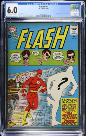 <b>CGC Graded [6.0] DC<Br>Flash #141</b><br><p style="font-size:10px"> 1st App of Paul Gambi</p>