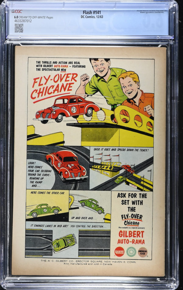 <b>CGC Graded [6.0] DC<Br>Flash #141</b><br><p style="font-size:10px"> 1st App of Paul Gambi</p> - Image 2