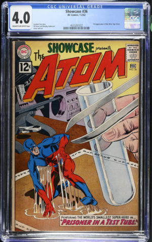 <b>CGC Graded [4.0] DC<Br>Showcase Presents #36</b><br><p style="font-size:10px"> 3rd App of Silver Age Atom</p>