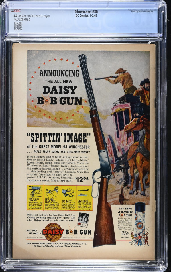 <b>CGC Graded [4.0] DC<Br>Showcase Presents #36</b><br><p style="font-size:10px"> 3rd App of Silver Age Atom</p> - Image 2
