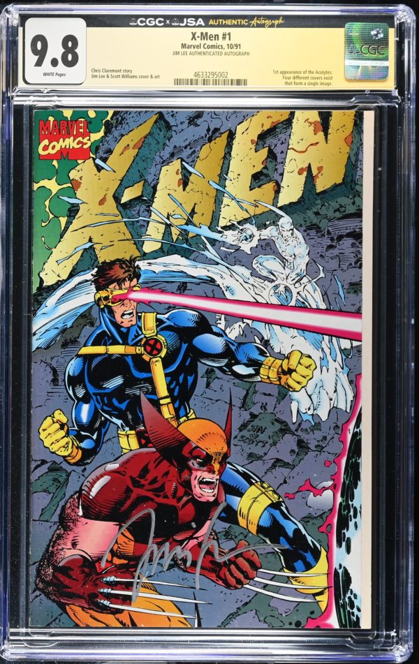 <b>CGC Graded [9.8] Marvel<Br>X-Men #1</b><br><p style="font-size:10px"> Signature Series: Jim Lee</p>