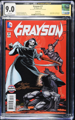 <b>CGC Graded [9.0] DC<Br>Grayson #17</b><br><p style="font-size:10px"> Signature Series: Neal Adams</p>