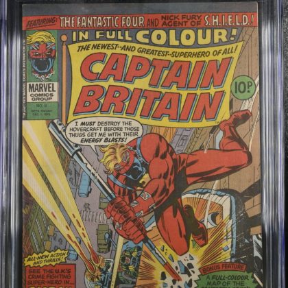 CGC Graded [8.5] MarvelCaptain Britain #8 1st App Betsy Braddock – Psylocke