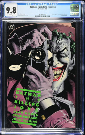 <b>CGC Graded [9.8] DC<Br>Batman The Killing Joke #nn</b><br><p style="font-size:10px"> First Print</p>