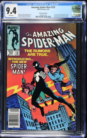 <b>CGC Graded [9.4] Marvel<Br>Amazing Spider-Man #252</b><br><p style="font-size:10px"> 1st App Black Costume</p>