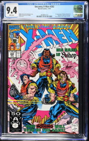 <b>CGC Graded [9.4] Marvel<Br>Uncanny X-Men #282</b><br><p style="font-size:10px"> 1st App Bishop</p>