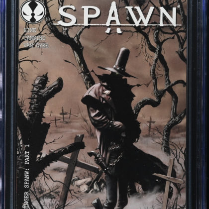 CGC Graded [9.8] ImageSpawn #1741st App Gunslinger Spawn Misspelled “Spanw”