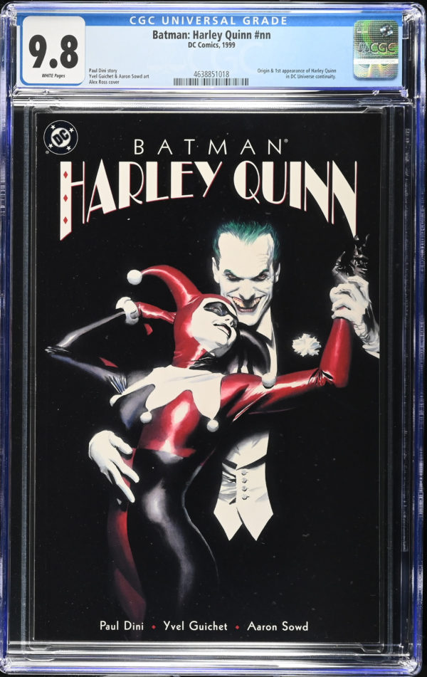<b>CGC Graded [9.8] DC<Br>Batman Harley Quinn #nn</b><br><p style="font-size:10px"> Origin & 1st App of Harley Quinn</p>