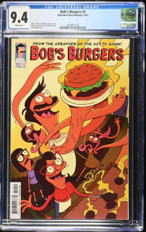 <b>CGC Graded [9.4] Dynamite<Br>Bob's Burgers #1</b><br><p style="font-size:10px"> Low Print Run</p>