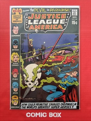 DC Comics Justice League Of America #84 1970 Bronze Age Curt Swan