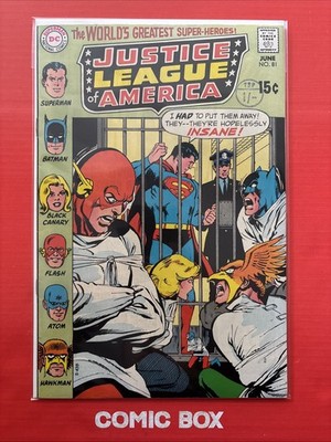 DC Comics Justice League Of America #81 1970 Bronze Age Neal Adam