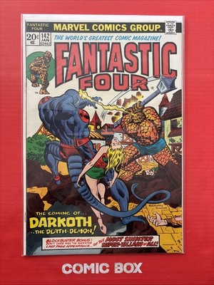Marvel Comics Fantastic Four #142 1974 Key 1st Appearance Darkoth