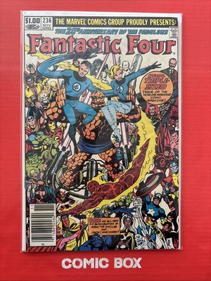 Marvel Comics Fantastic Four #236 1981 Bronze Age Rare Newsstand Variant