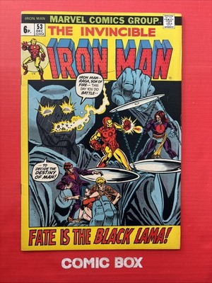 Marvel Comics The Invincible Iron Man #53 1972 Bronze Age - Image 2